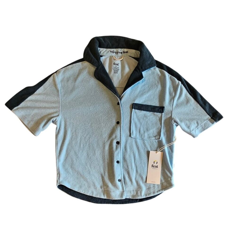 Feat Hemp Shirt, 56% Organic Cotton, 24% Hemp, Stargazer Terry, Men's Sz XS NWT